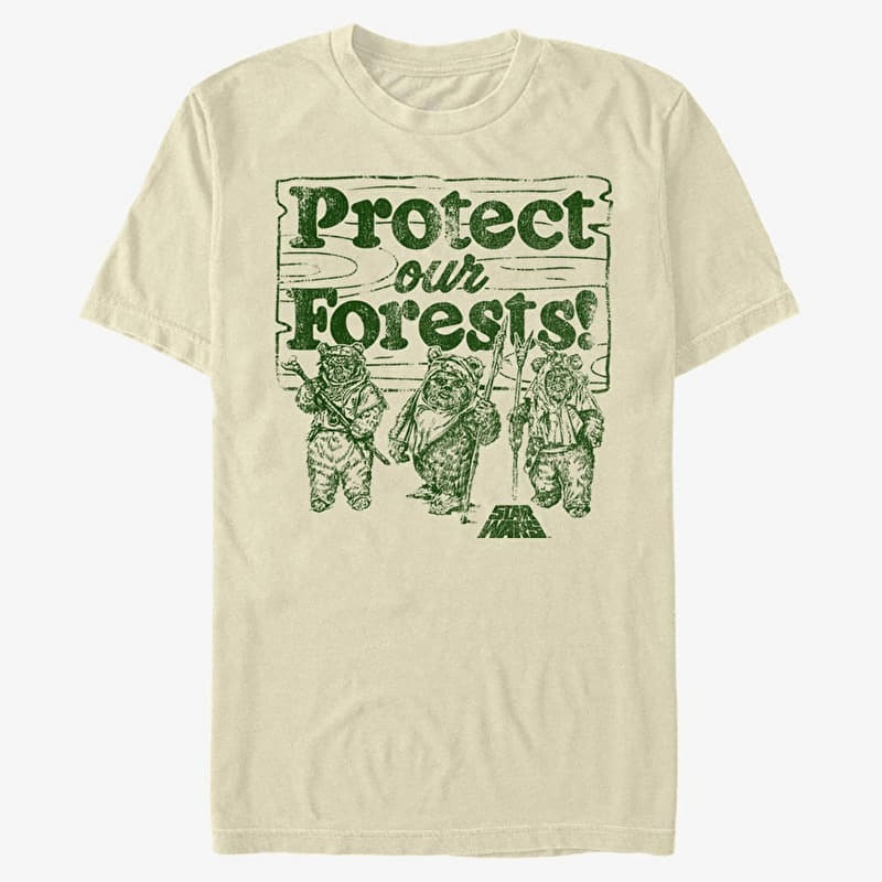 Merch Star Wars: Classic - Protect Our Forest Unisex T-Shirt Natural
