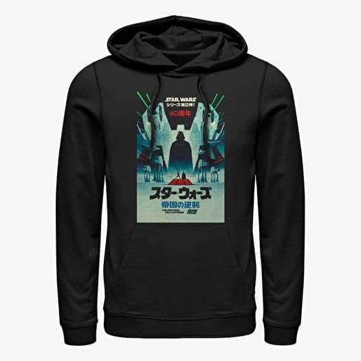 Sweatshirt Merch Star Wars: Classic - ESB Japanese Poster Unisex Hoodie Black
