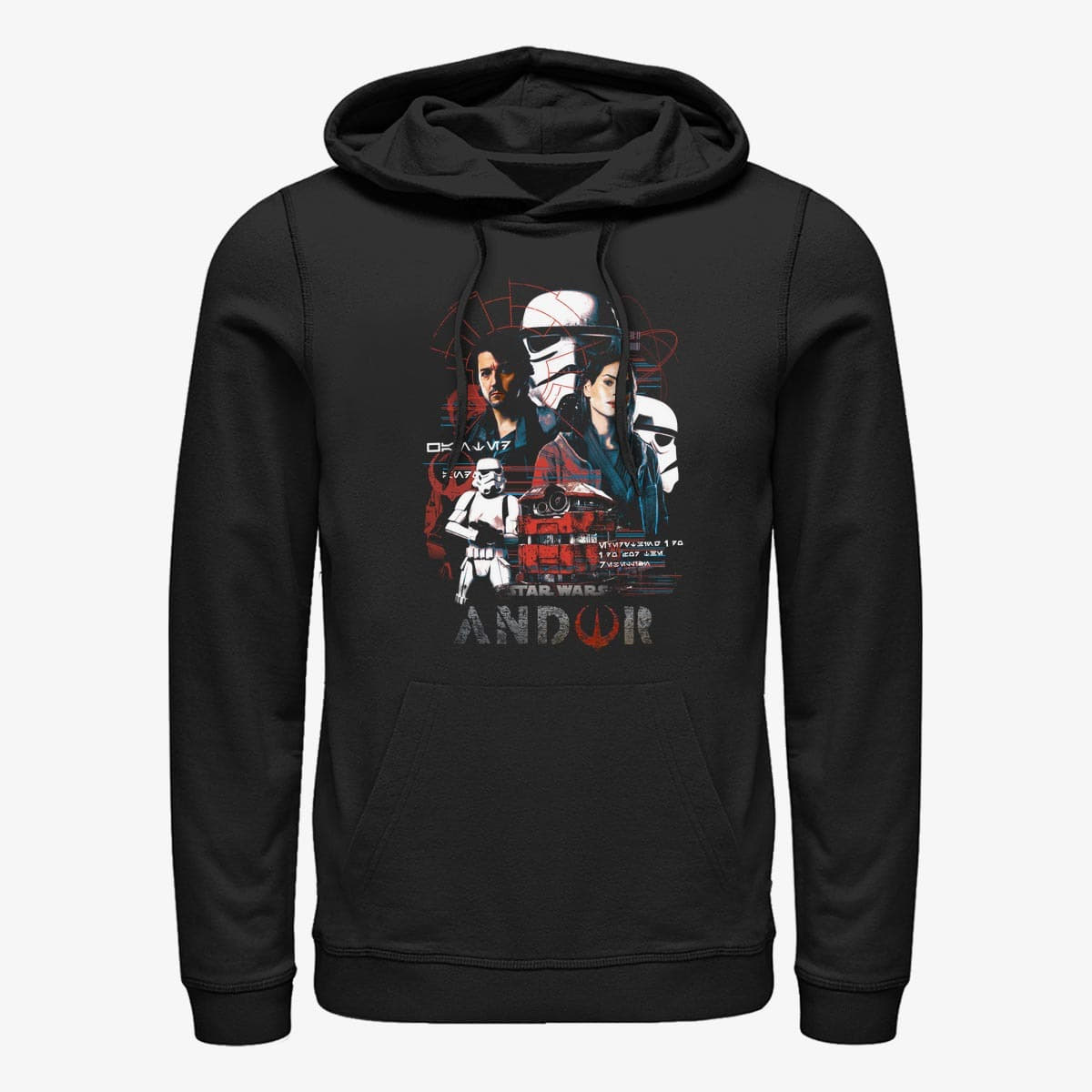 Puloverji   Merch Star Wars: Andor - Andor Wot Unisex Hoodie Black