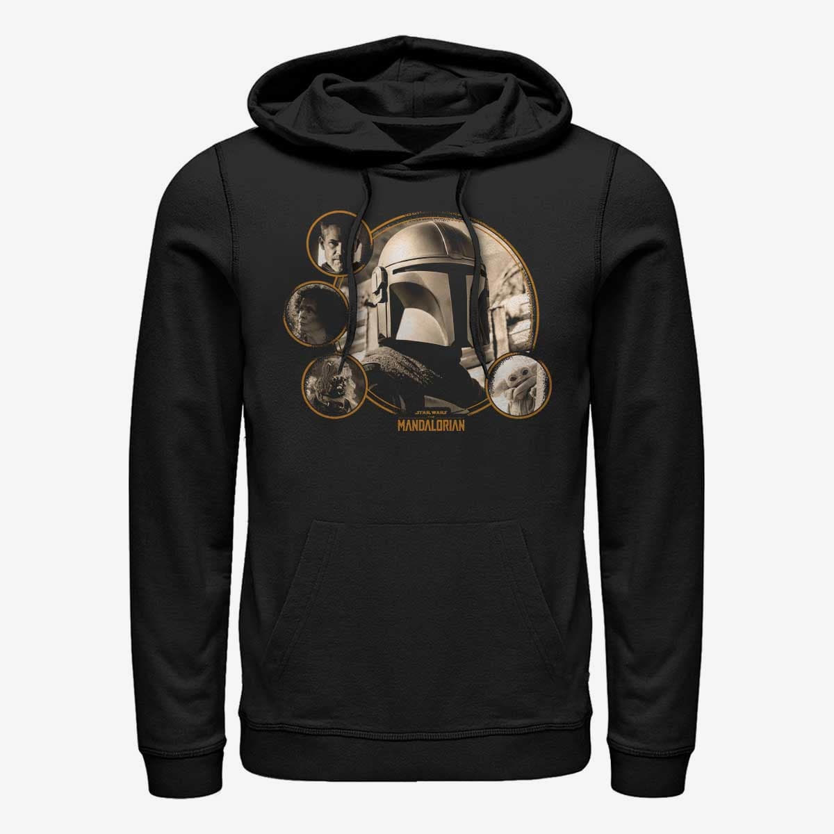 Puloverji   Merch Star Wars: The Mandalorian - MandoMon Epi Mando Unisex Hoodie Black