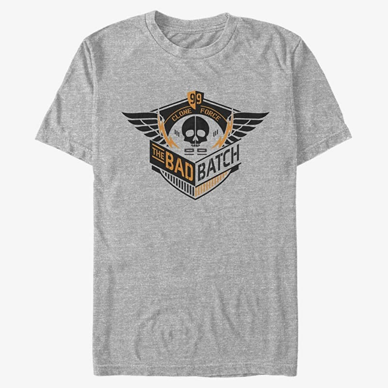 Merch Star Wars: The Bad Batch - Clone Forces Unisex T-Shirt Heather Grey