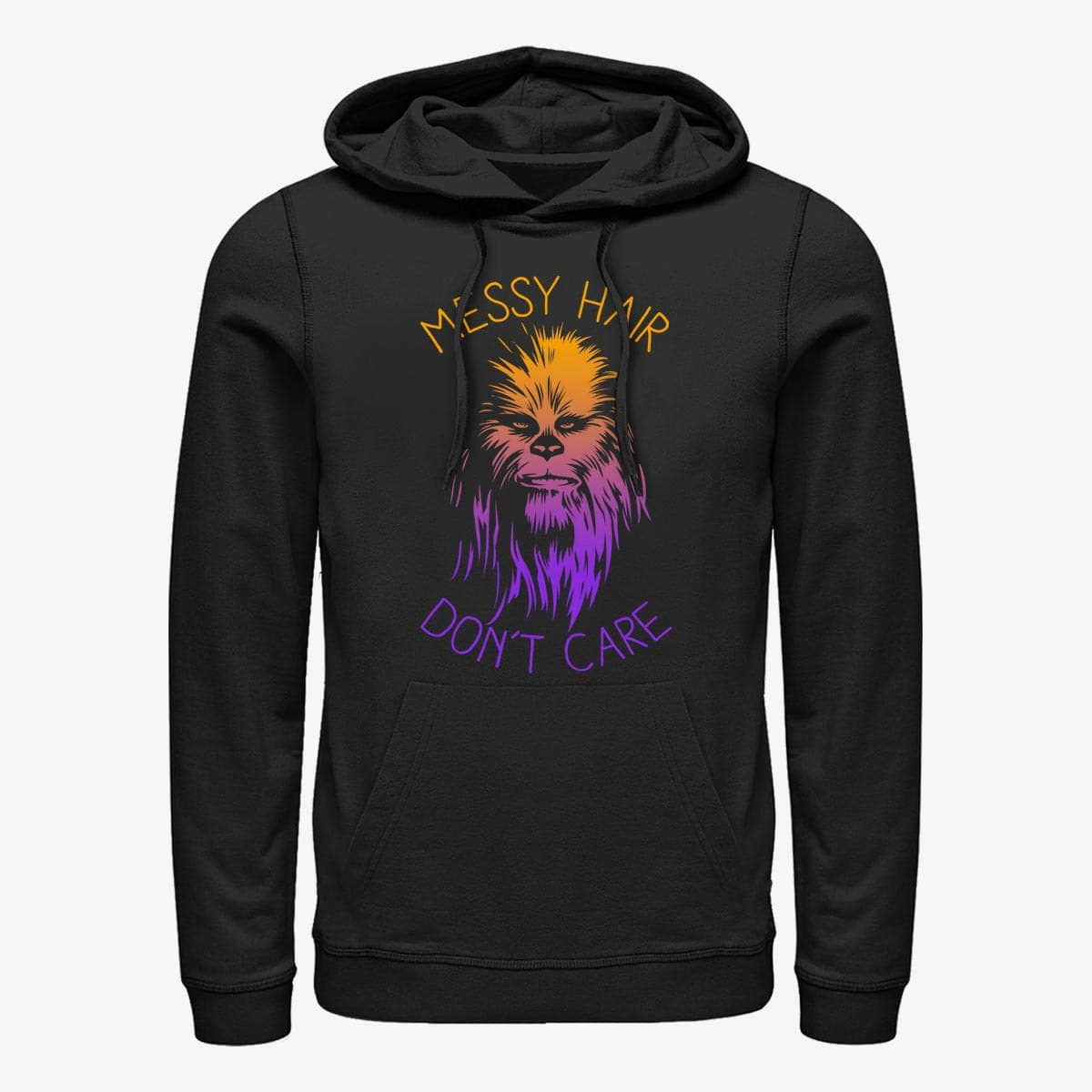 Puloverji   Merch Star Wars: Classic - Messy Hairs Unisex Hoodie Black
