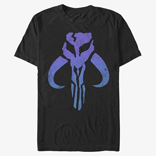 Merch Star Wars: The Mandalorian - Mando Logo Unisex T-Shirt Black