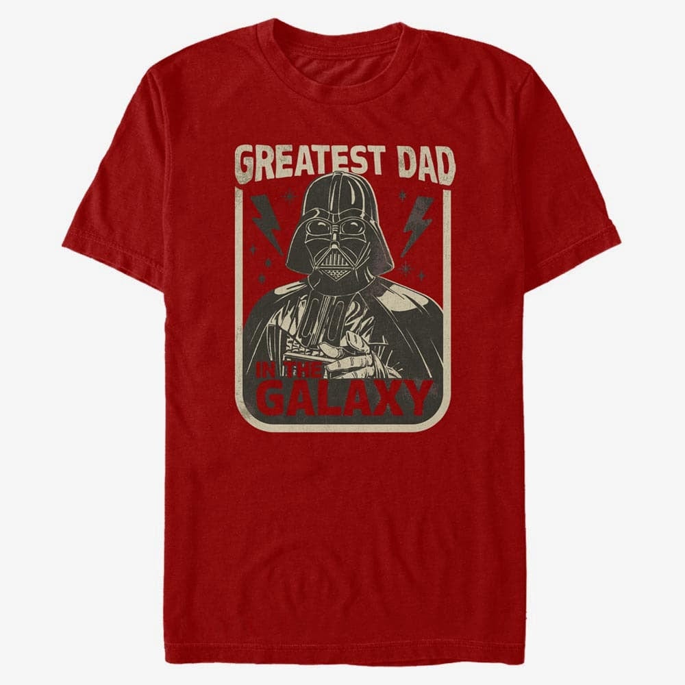 T-shirts Merch Star Wars: Classic - Galaxy Dad Unisex T-Shirt Red