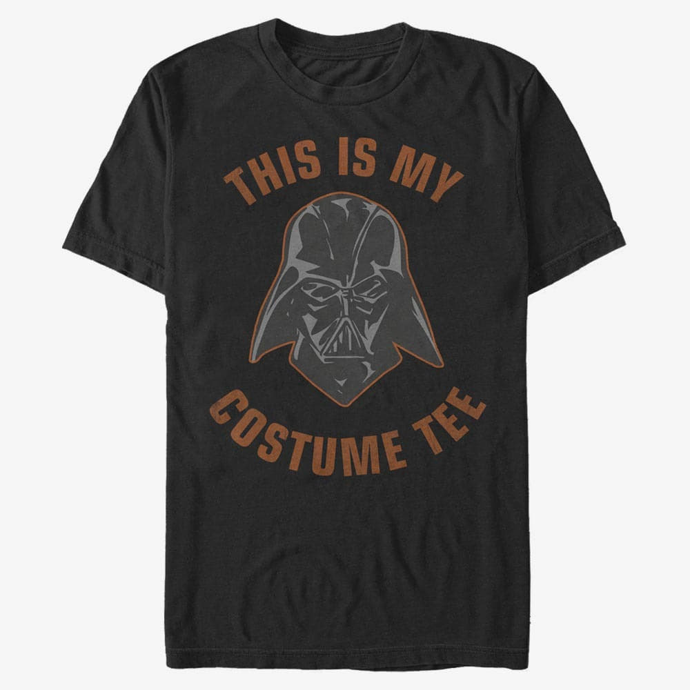 Trička Merch Star Wars: Classic - This Is My Vader Costumer Tee Unisex T-Shirt Black