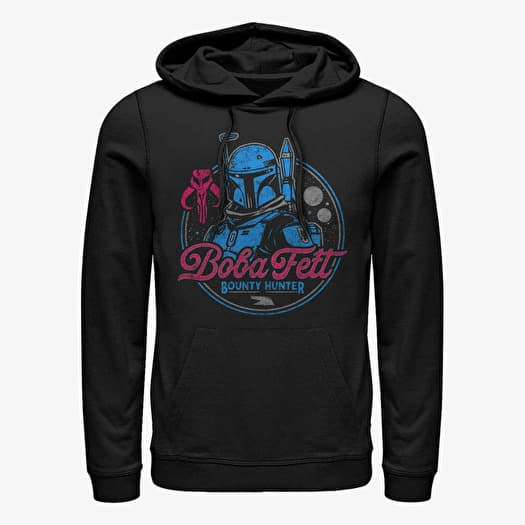 Felpa Merch Star Wars Book of Boba Fett - Galactic Hunter Unisex Hoodie Black