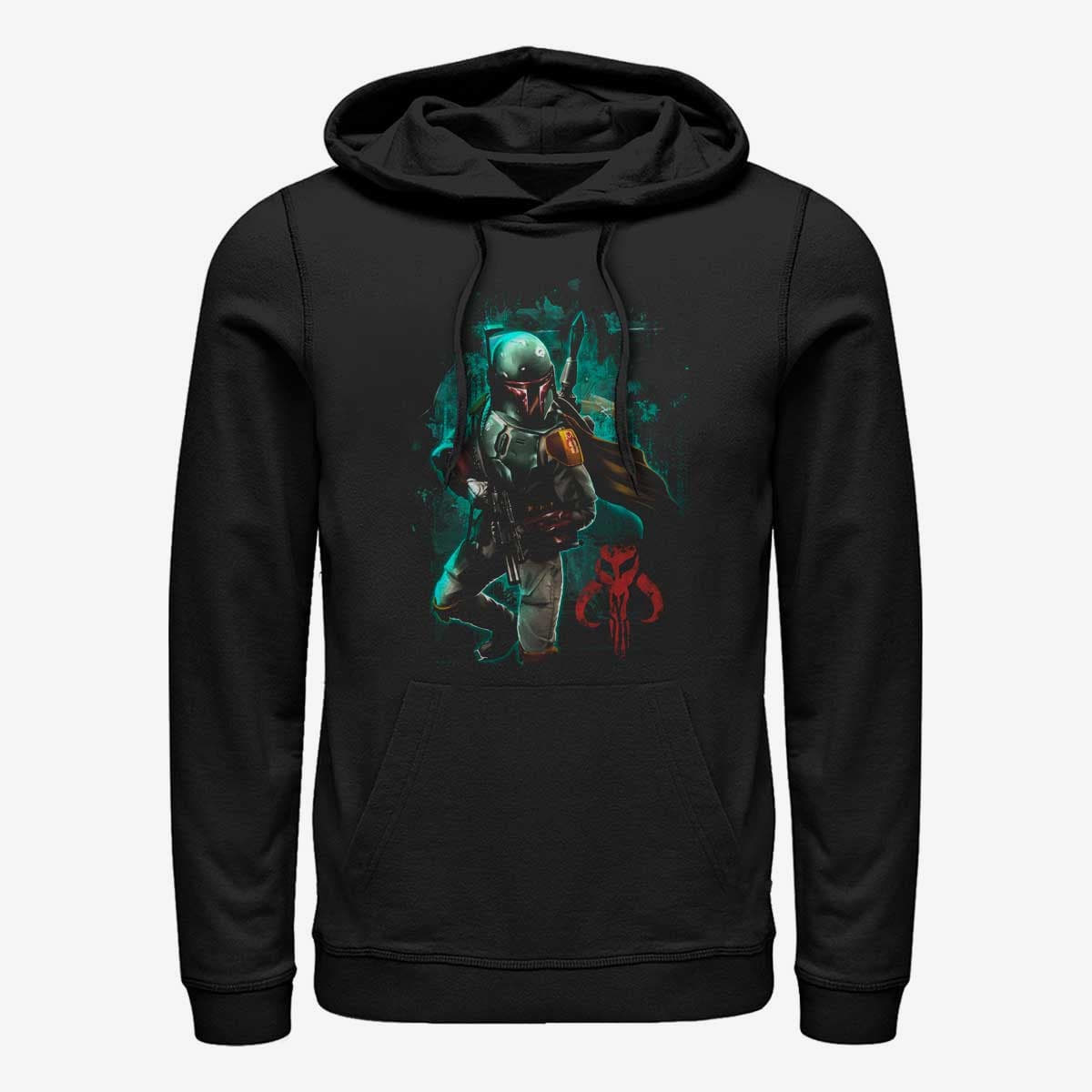 Sweatshirts Merch Star Wars: Classic - Mandalorian Warrior Unisex Hoodie Black
