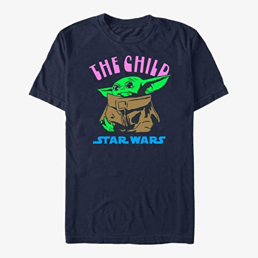Merch Star Wars: The Mandalorian - CHILD Unisex T-Shirt Navy Blue