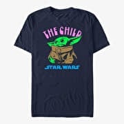 Merch Star Wars: The Mandalorian - CHILD Unisex T-Shirt Navy Blue