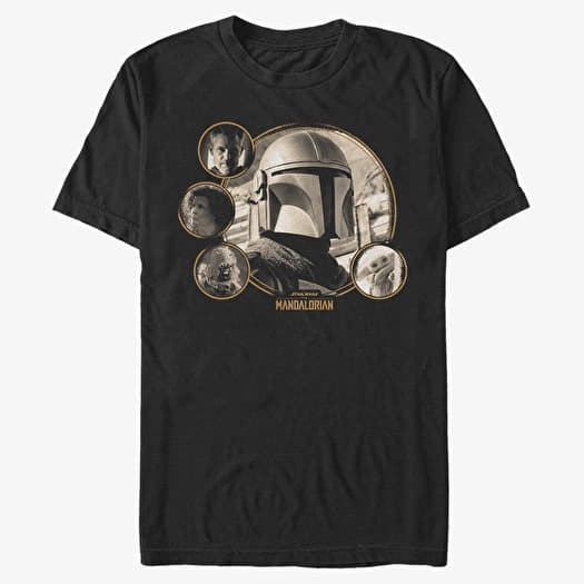 T-shirt Merch Star Wars: The Mandalorian - MandoMon Epi Mando Unisex T-Shirt Black