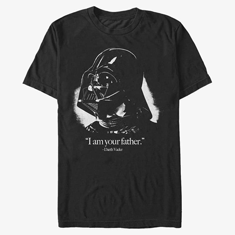 Merch Star Wars: Classic - Vader is the Father Unisex T-Shirt Black