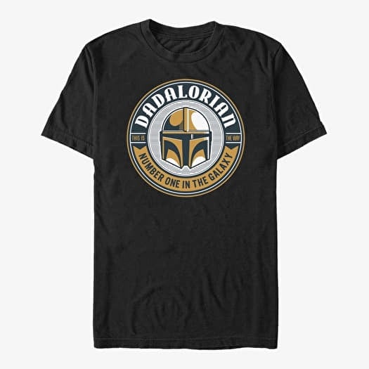 T-shirt Merch Star Wars: The Mandalorian - Mando Cup Sticker Unisex T-Shirt Black