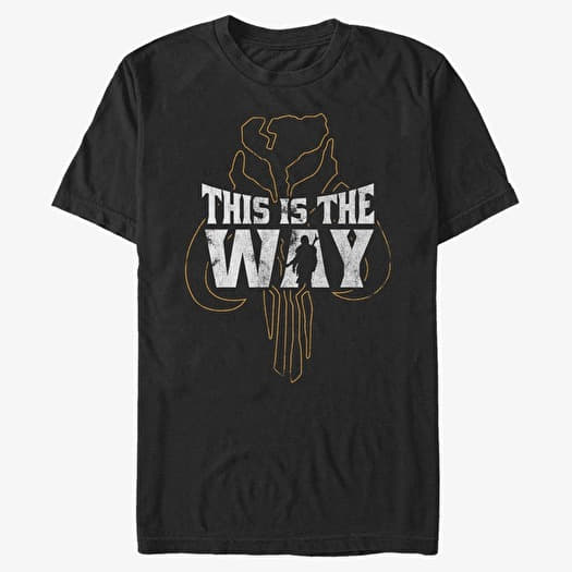 Merch Star Wars: The Mandalorian - WAY Unisex T-Shirt Black