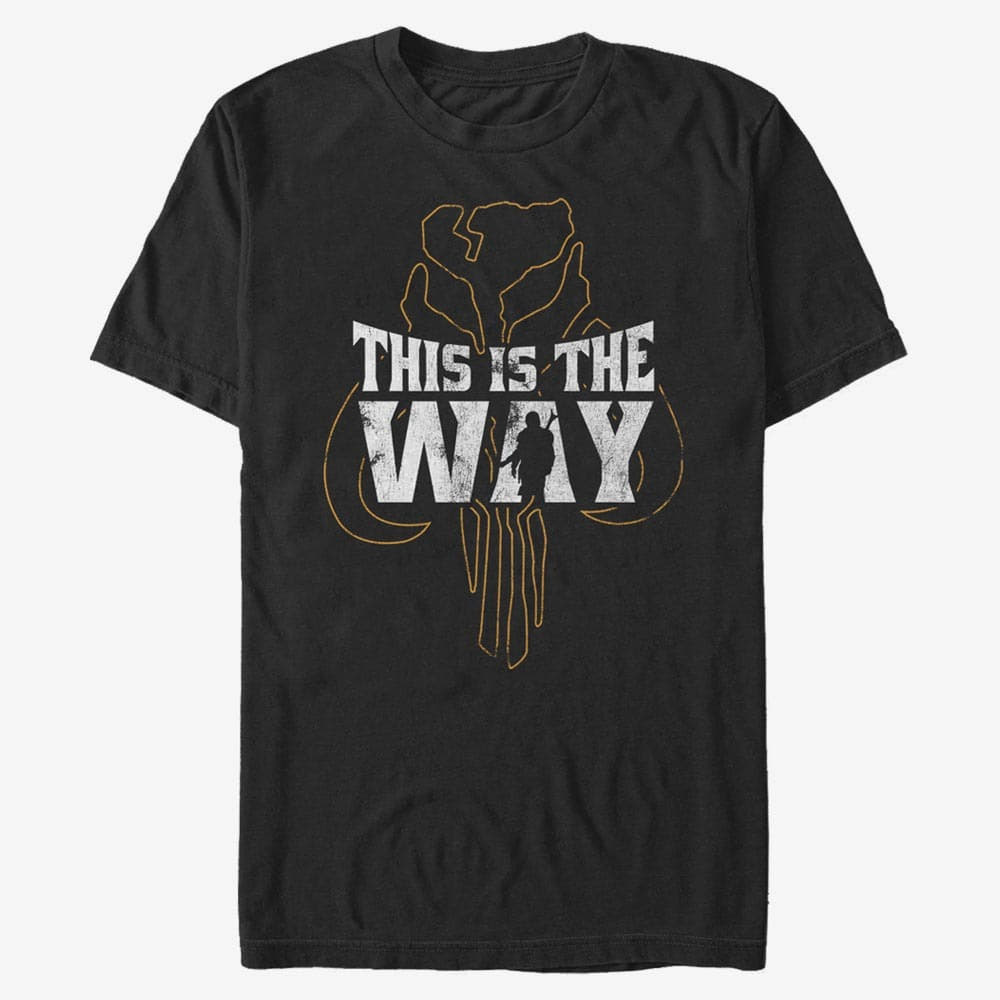 Majice Merch Star Wars: The Mandalorian - WAY Unisex T-Shirt Black