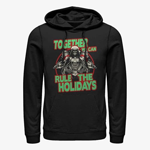 Kampsun Merch Star Wars: Classic - Rule the Holidays Unisex Hoodie Black