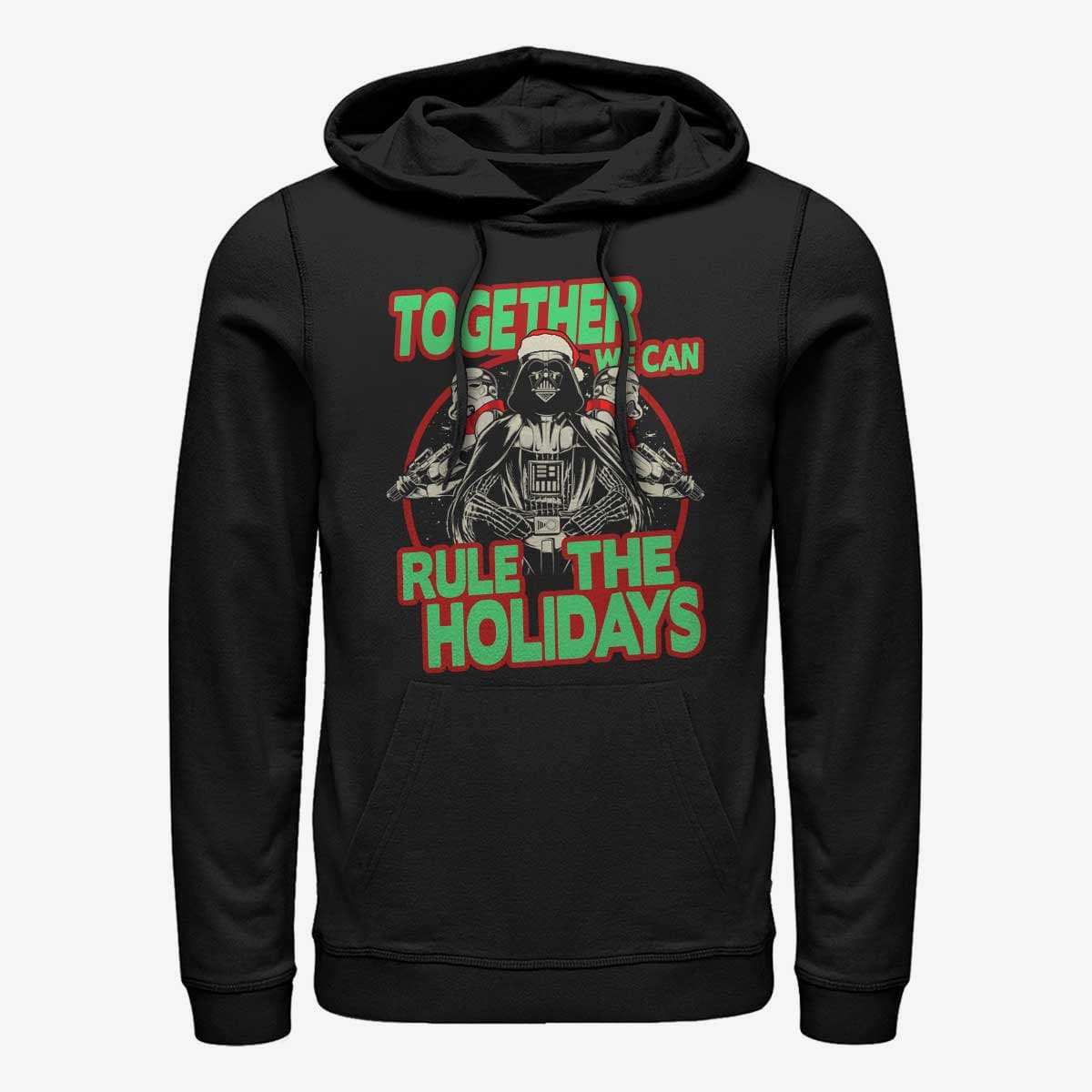 Толстовки та реглани Merch Star Wars: Classic - Rule the Holidays Unisex Hoodie Black