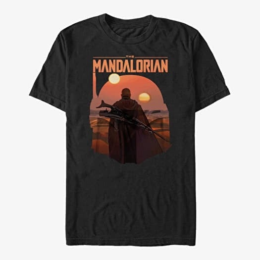 Merch Star Wars: The Mandalorian - MandoMon Epi Reveal Unisex T-Shirt Black