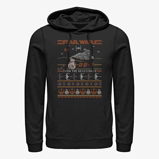 Sweatshirt Merch Star Wars: Episode 7 - BB8 Resistance Sweater Unisex Hoodie Black