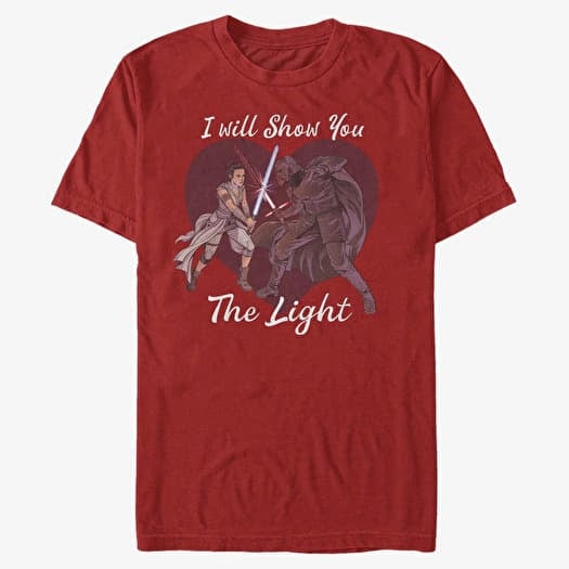 T-shirt Merch Star Wars: Classic - The Light Unisex T-Shirt Red
