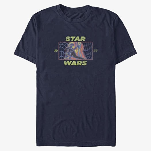 Merch Star Wars: Classic - Vader Thermal Alt Unisex T-Shirt Navy Blue