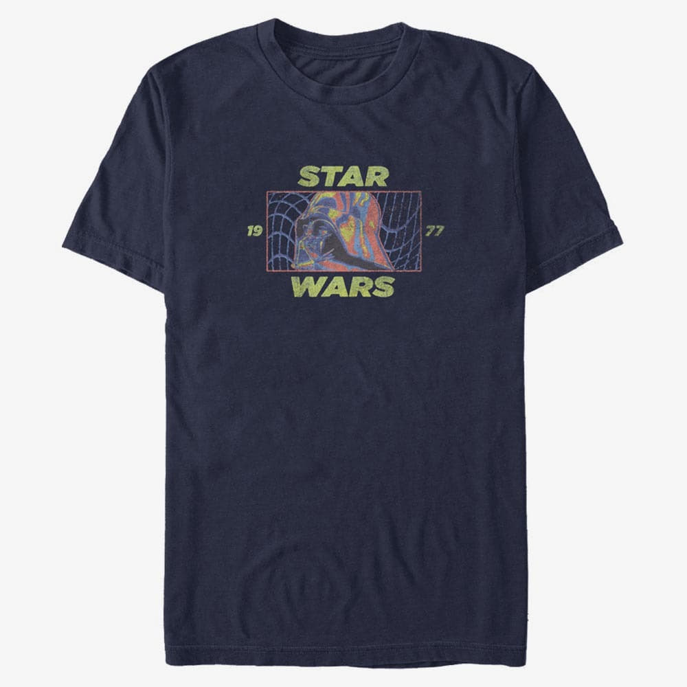 T-shirts Merch Star Wars: Classic - Vader Thermal Alt Unisex T-Shirt Navy Blue