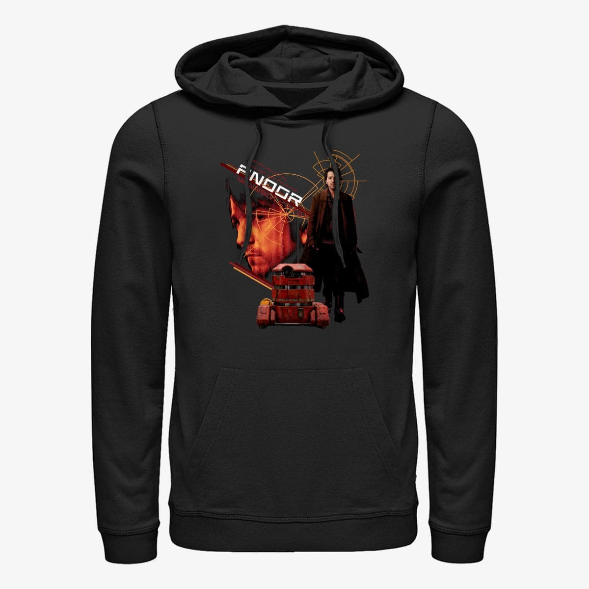 Hættetrøjer og sweatshirts Merch Star Wars: Andor - ANDOR HERO Unisex Hoodie Black