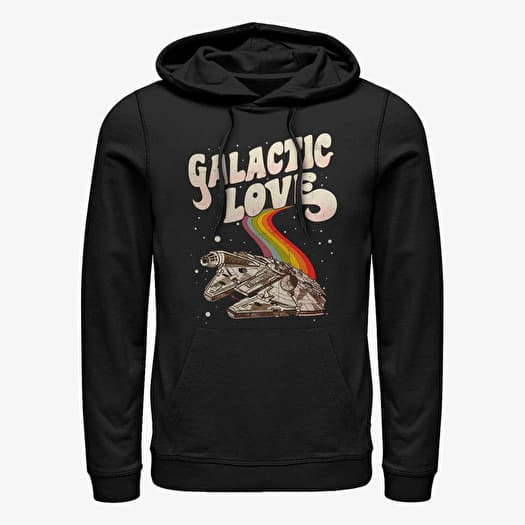 Sweat-shirt Merch Star Wars: Classic - Galactic Love Falcon Unisex Hoodie Black
