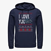 Merch Star Wars: Classic - Ugly Love Unisex Hoodie Navy Blue