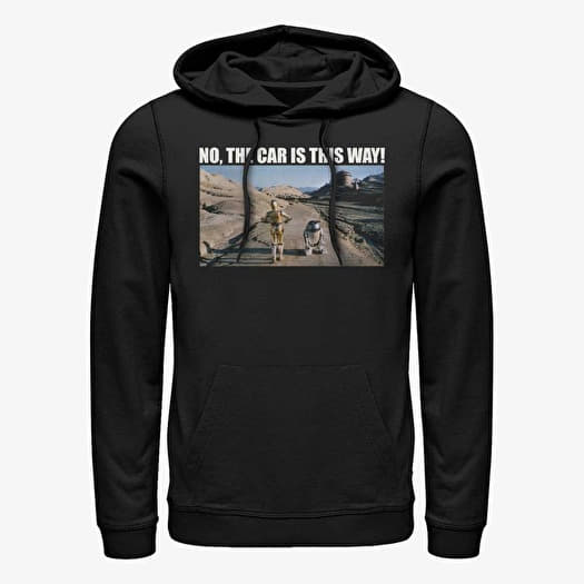 Sweatshirt Merch Star Wars: Classic - Where's The Car Unisex Hoodie Black