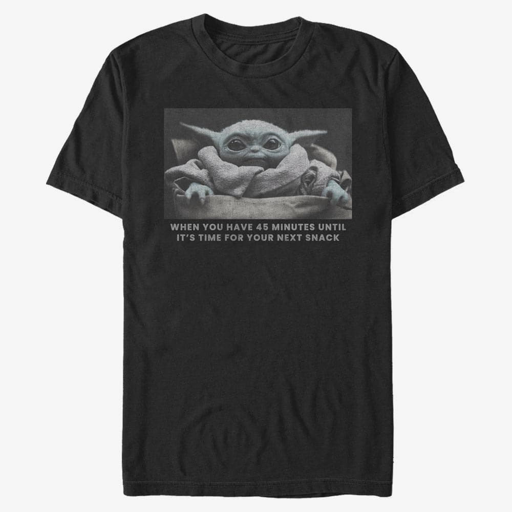 Μπλουζάκια Merch Star Wars: The Mandalorian - Next Snack Unisex T-Shirt Black