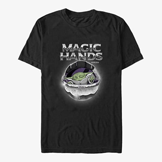 Tricou Merch Star Wars: The Mandalorian - MAGIC CHROME Unisex T-Shirt Black