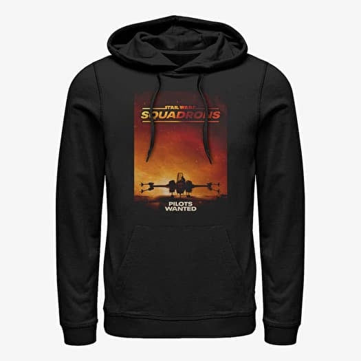 Sweatshirt Merch Star Wars: Squadrons - Pilots Wanted Unisex Hoodie Black