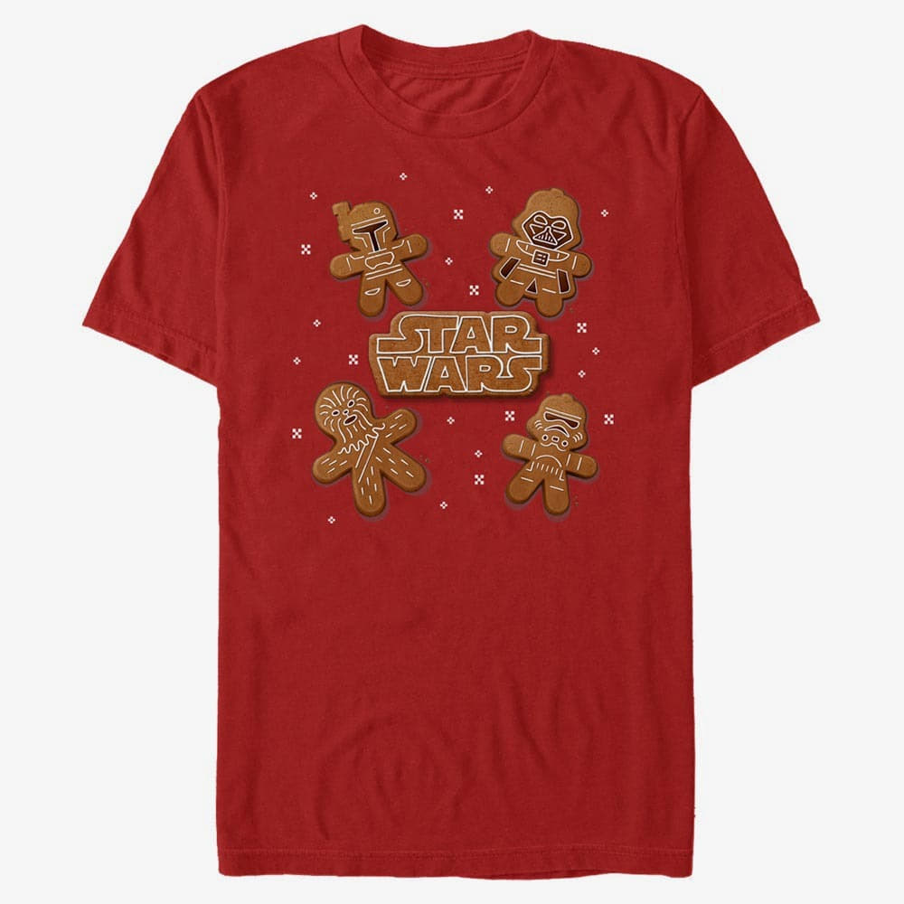 T-shirts Merch Star Wars: Classic - Gingerbread Crew Unisex T-Shirt Red