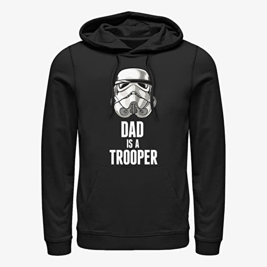 Džemperis Merch Star Wars: Classic - Dad Trooper Unisex Hoodie Black