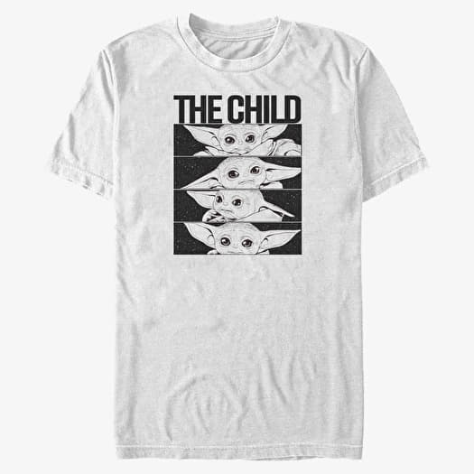 Marškinėliai Merch Star Wars: The Mandalorian - Space Box Child Unisex T-Shirt White