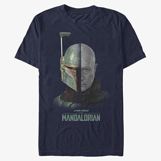 Camiseta Merch Star Wars: Mandalorian - MandoMon Epi6 Counted Unisex T-Shirt Navy Blue