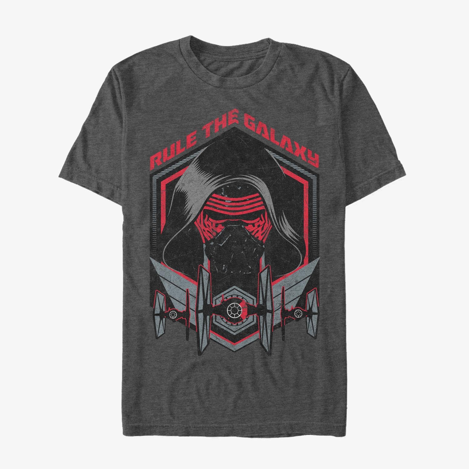 T-shirts Merch Star Wars: Episode 7 - Total Rule Unisex T-Shirt Dark Heather Grey