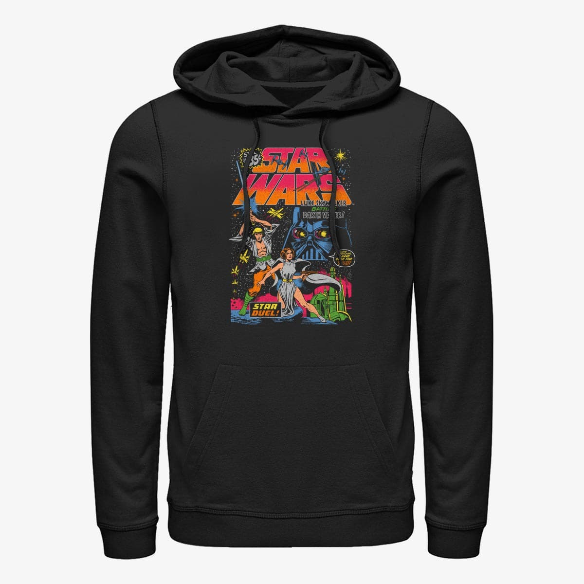 Dukserice Merch Star Wars: Classic - Star Duel Unisex Hoodie Black