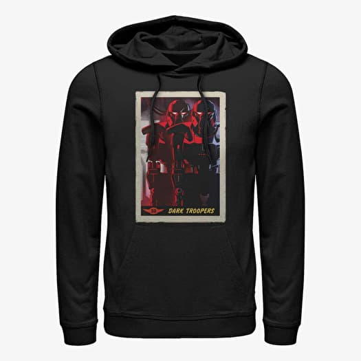 Merch Star Wars: The Mandalorian - Dark Trooper Card Unisex Hoodie Black