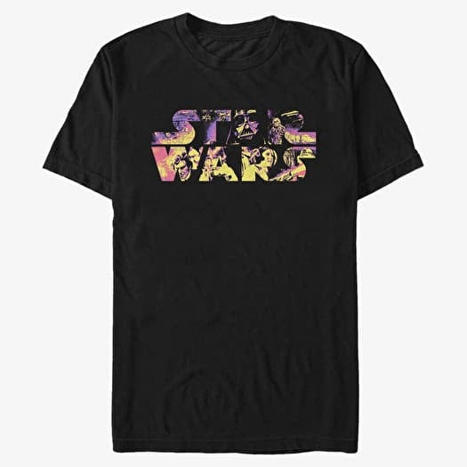 T-shirt Merch Star Wars: Classic - Logo Poster Colors Unisex T-Shirt Black