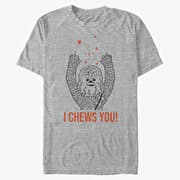 Merch Star Wars - I Chews You Chewy Unisex T-Shirt Heather Grey
