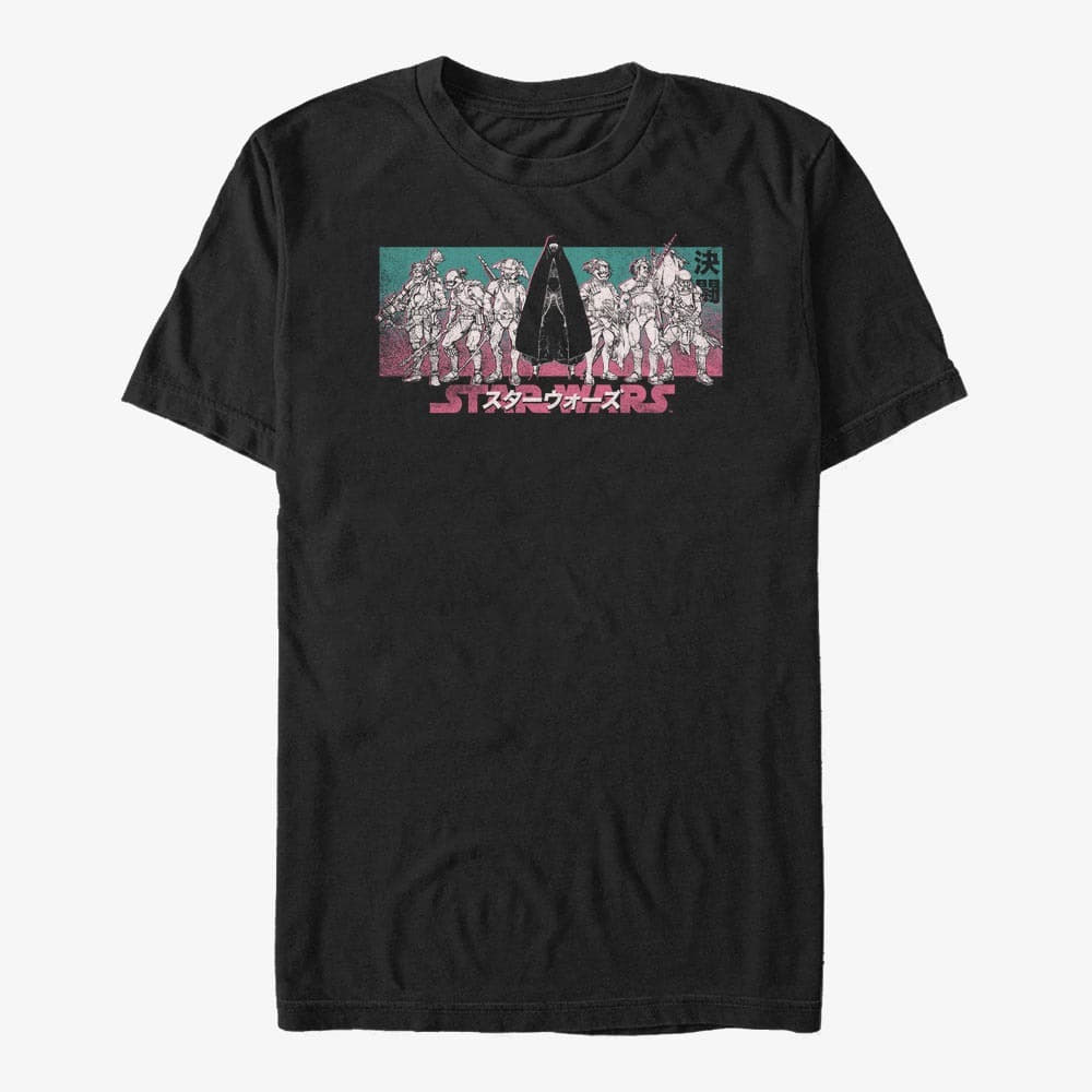 Тениски Merch Star Wars: Visions - Visions group Unisex T-Shirt Black