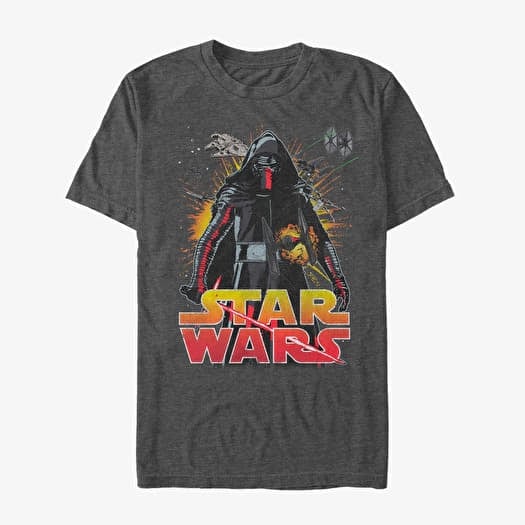 T-shirt Merch Star Wars: Episode 7 - Emerging Threat Unisex T-Shirt Dark Heather Grey