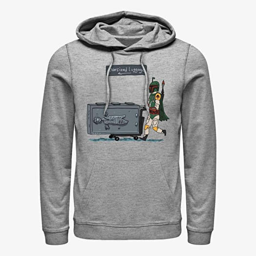 Felpa Merch Star Wars: Classic - Oversized Luggage Unisex Hoodie Heather Grey