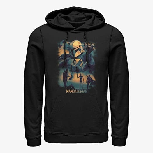 Sweatshirt Merch Star Wars: Clone Wars - Mando Memory Unisex Hoodie Black