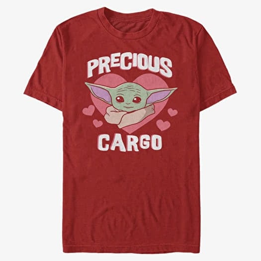 T-shirt Merch Star Wars: The Mandalorian - Precious Unisex T-Shirt Red