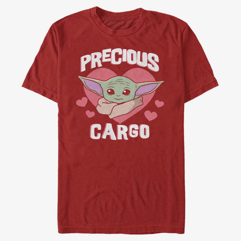 Тениски Merch Star Wars: The Mandalorian - Precious Unisex T-Shirt Red