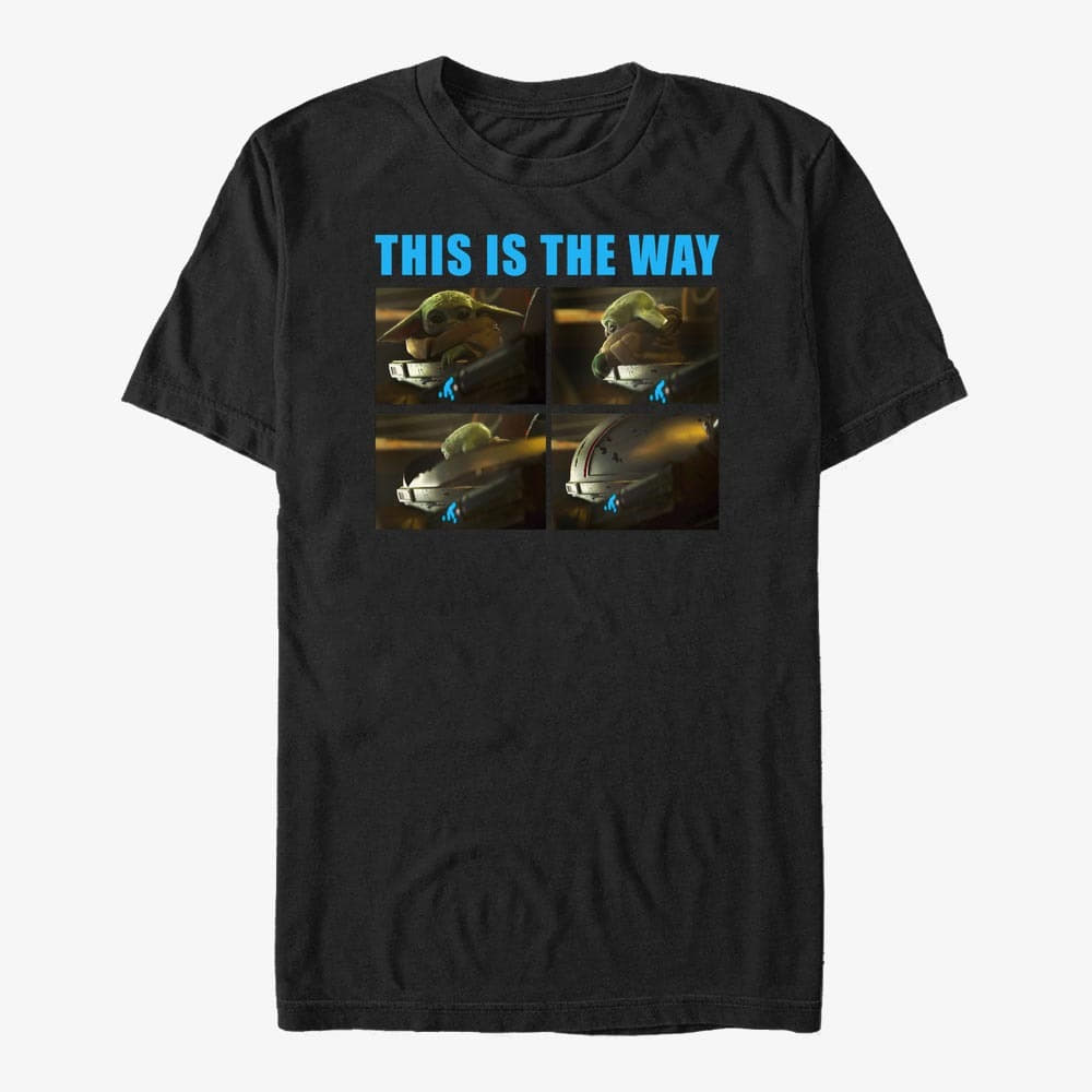 T-Shirts Merch Star Wars: The Mandalorian - Closed Way Unisex T-Shirt Black