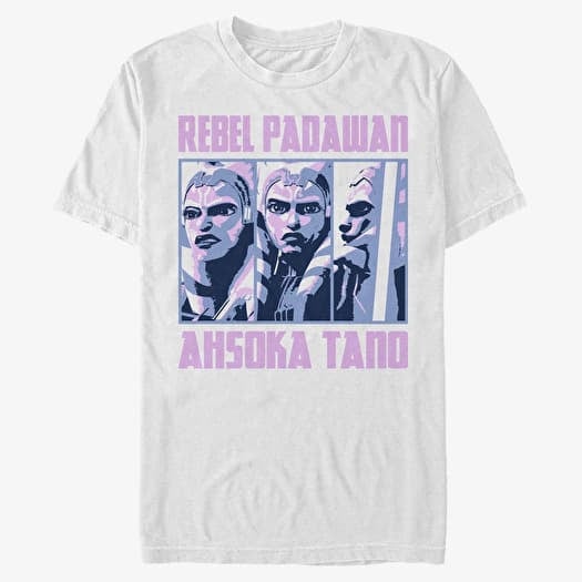 Majica Merch Star Wars: Clone Wars - Ahsoka Rebel BoxUp Unisex T-Shirt White