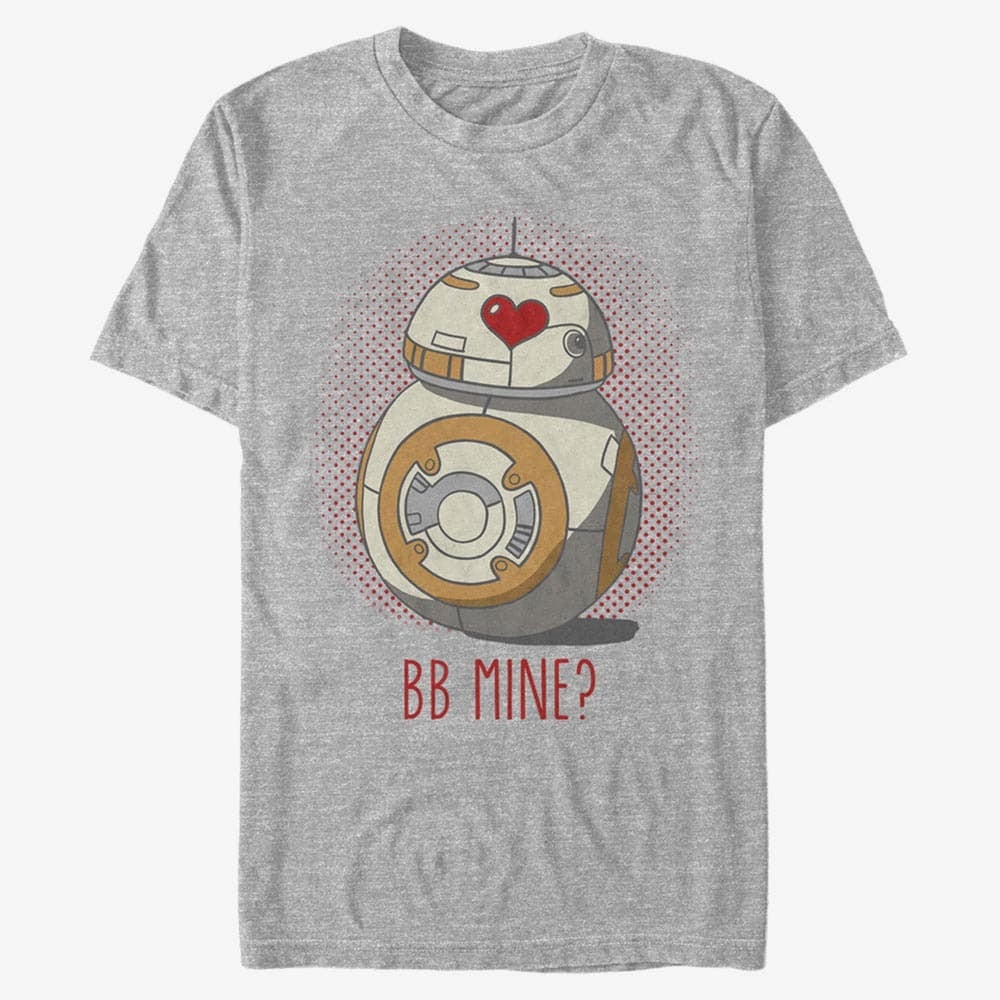 T-särgid Merch Star Wars: The Force Awakens - BB Mine Unisex T-Shirt Heather Grey